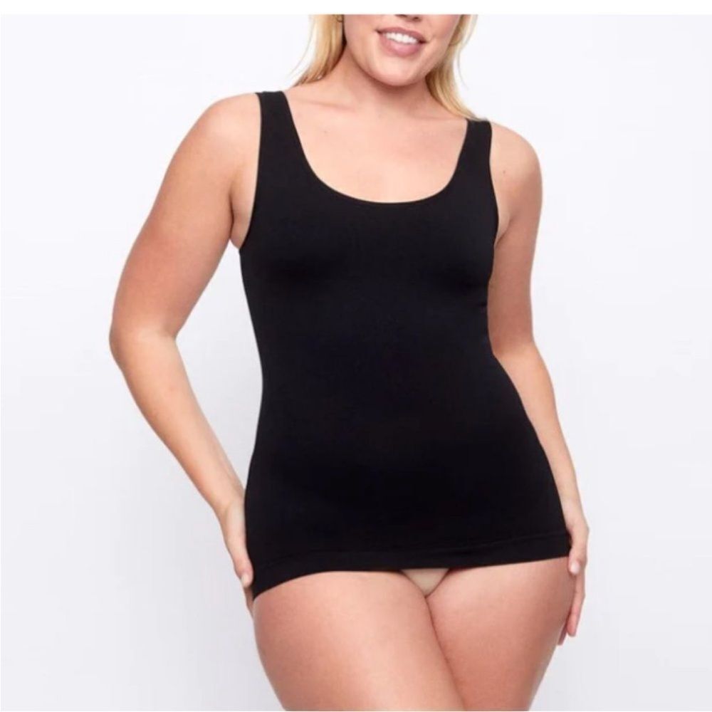 UNDEROUTFIT | NEW Black TWO Piece Tank Top & High Waist Briefs Women’s Size XL